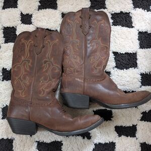 Justin Brown Cowboy Boots